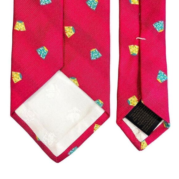 Brooks Brothers Makers And Merchants Dark Pink Men’s Silk Tie Swim Trunks Boxes - Picture 5 of 9